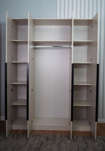 Шкаф 1600 мм Пальма, Сатин (ДСВ) в Дегтярске - degtyarsk.mebel-e96.ru