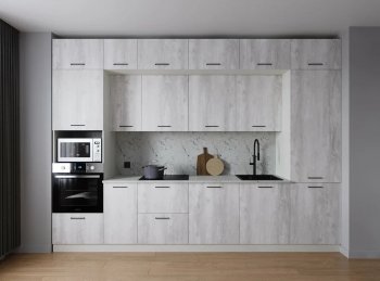 Кухонный гарнитур Пайн 3400 мм (Санвут) в Дегтярске - degtyarsk.mebel-e96.ru