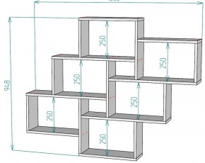 Полка S12 (ДМ) в Дегтярске - degtyarsk.mebel-e96.ru