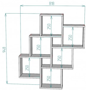 Полка S13 (ДВ) в Дегтярске - degtyarsk.mebel-e96.ru