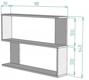 Полка S32 (Белый) в Дегтярске - degtyarsk.mebel-e96.ru