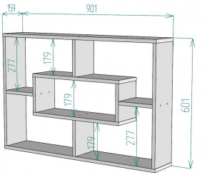 Полка S40 (Белый) в Дегтярске - degtyarsk.mebel-e96.ru