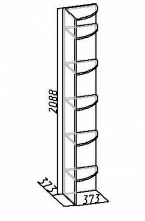 Полка угловая Комфорт 9 в Дегтярске - degtyarsk.mebel-e96.ru