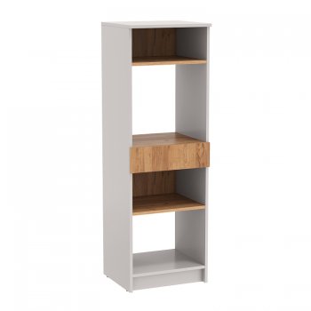 Стеллаж 89.20 Прайм (низкий с ящиком) (Олмеко) в Дегтярске - degtyarsk.mebel-e96.ru