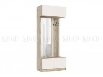Прихожая Роджина крафт серый/кашемир (Миф) в Дегтярске - degtyarsk.mebel-e96.ru