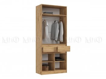 Шкаф 1000 мм Роджина крафт/изумруд (Миф) в Дегтярске - degtyarsk.mebel-e96.ru