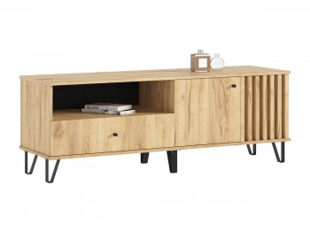 Тумба ТВ (1500) Роджина дуб крафт/дуб крафт (Миф) в Дегтярске - degtyarsk.mebel-e96.ru