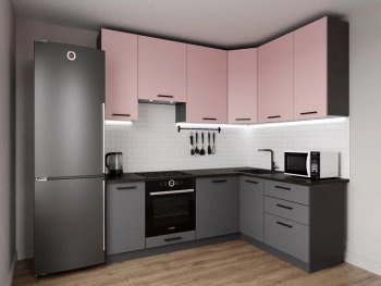 Угловой кухонный гарнитур Роза 2200*1600 мм Sanvut в Дегтярске - degtyarsk.mebel-e96.ru