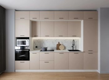 Кухонный гарнитур Шампань 3400 мм (Санвут) в Дегтярске - degtyarsk.mebel-e96.ru