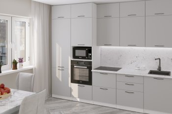 Кухонный гарнитур Шелли макси 3000 мм (Герда) в Дегтярске - degtyarsk.mebel-e96.ru