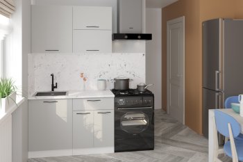 Кухонный гарнитур Шелли лайт 1200 мм (Герда) в Дегтярске - degtyarsk.mebel-e96.ru