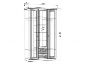 Шкаф 1300 мм 3-х створчатый Белла (Мебельсон) в Дегтярске - degtyarsk.mebel-e96.ru