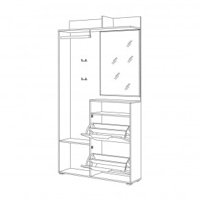 Шкаф комбинированный 10.13 Темпо в Дегтярске - degtyarsk.mebel-e96.ru