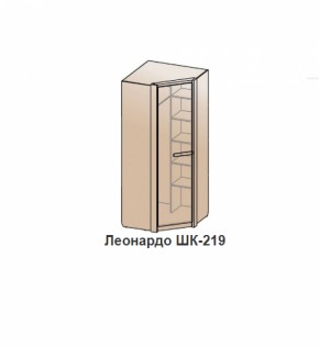 Шкаф ЛЕОНАРДО (ШК-219) Бодега белая в Дегтярске - degtyarsk.mebel-e96.ru | фото