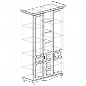 Шкаф многоцелевой Прованс 400 (Яна) в Дегтярске - degtyarsk.mebel-e96.ru