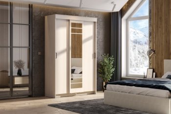 Шкаф-купе ШКП-7 1300 мм ясень анкор (СВ) в Дегтярске - degtyarsk.mebel-e96.ru