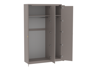 Шкаф 1400 мм 3-дверный Сиде (СБК) в Дегтярске - degtyarsk.mebel-e96.ru