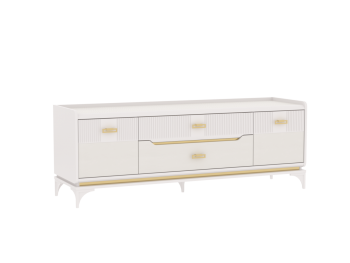 Тумба ТВ Сиде, Белый (СБК) в Дегтярске - degtyarsk.mebel-e96.ru