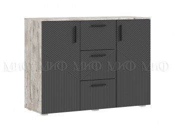 Комод Сильвия, дуб юкон/графит (Миф) в Дегтярске - degtyarsk.mebel-e96.ru