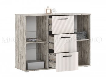 Комод Сильвия, дуб юкон/кашемир (Миф) в Дегтярске - degtyarsk.mebel-e96.ru