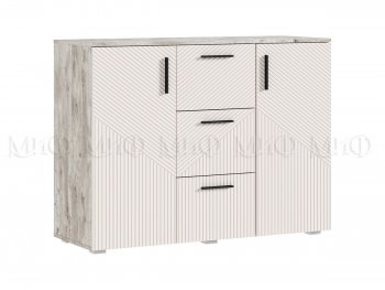 Комод Сильвия, дуб юкон/кашемир (Миф) в Дегтярске - degtyarsk.mebel-e96.ru