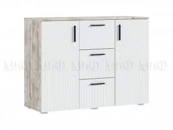 Комод Сильвия, дуб юкон/белый (Миф) в Дегтярске - degtyarsk.mebel-e96.ru