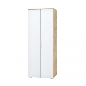 Шкаф для одежды 2х дверный 800 мм Сканди белый (МЛК) в Дегтярске - degtyarsk.mebel-e96.ru | фото