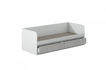 Кровать Соната 900 белый/крафт белый (Зарон) в Дегтярске - degtyarsk.mebel-e96.ru