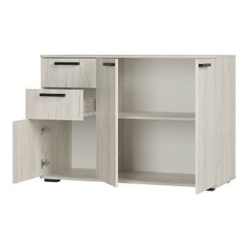 Комод Стандарт 3 NEW крафт белый (БТС) в Дегтярске - degtyarsk.mebel-e96.ru