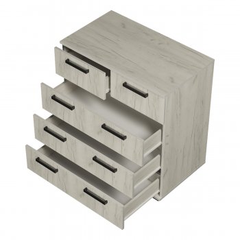 Комод Стандарт №5 NEW крафт белый (БТС) в Дегтярске - degtyarsk.mebel-e96.ru