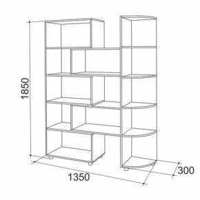 Стеллаж 2 (Мебельсон) в Дегтярске - degtyarsk.mebel-e96.ru