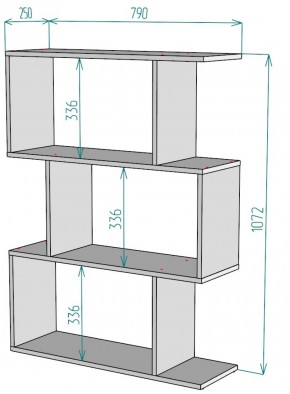 Стеллаж S53 (ДМ) в Дегтярске - degtyarsk.mebel-e96.ru