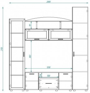 Стенка ТВА-14 в Дегтярске - degtyarsk.mebel-e96.ru