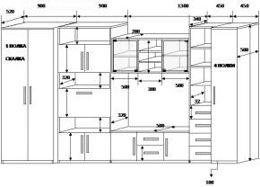 Стенка Вега 2 в Дегтярске - degtyarsk.mebel-e96.ru