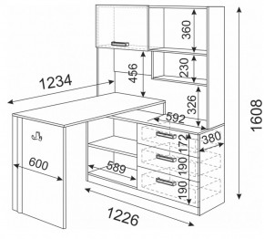 Стол компьютерный Волкер М7 (Риннер) в Дегтярске - degtyarsk.mebel-e96.ru