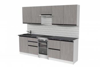 Кухонный гарнитур Сюита мега 2500 мм (Герда) в Дегтярске - degtyarsk.mebel-e96.ru