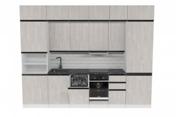 Кухонный гарнитур Сюита люкс 3000 мм (Герда) в Дегтярске - degtyarsk.mebel-e96.ru