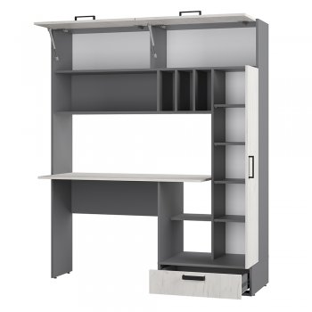 Стол компьютерный Техно графит/крафт  (БТС) в Дегтярске - degtyarsk.mebel-e96.ru