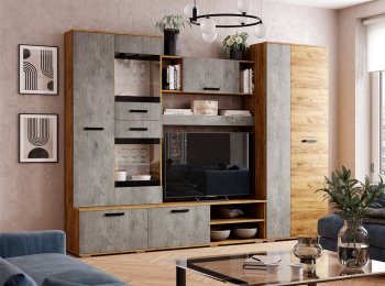 Стенка Трамп со шкафом (БТС) в Дегтярске - degtyarsk.mebel-e96.ru