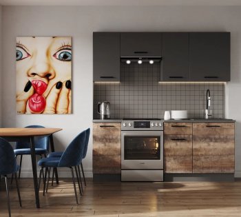 Кухонный гарнитур Трансильвания 2000 мм в Дегтярске - degtyarsk.mebel-e96.ru