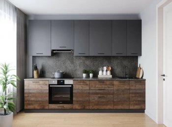 Кухонный гарнитур высокий Трансильвания 3000 мм (Санвут) в Дегтярске - degtyarsk.mebel-e96.ru