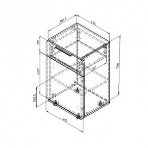 Тумба Дельта Лофт-24.01 Белый в Дегтярске - degtyarsk.mebel-e96.ru