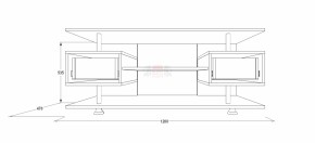 Тумба для теле-радио аппаратуры Фант 9 в Дегтярске - degtyarsk.mebel-e96.ru