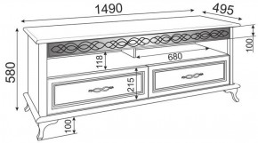 Тумба под ТВ Скарлетт М02 (Риннер) в Дегтярске - degtyarsk.mebel-e96.ru