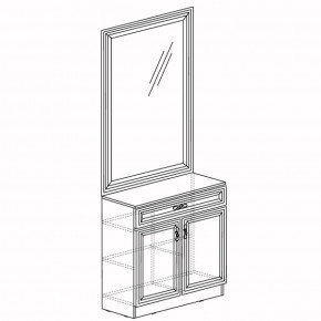 Тумба с зеркалом Лира 59 (Яна) в Дегтярске - degtyarsk.mebel-e96.ru