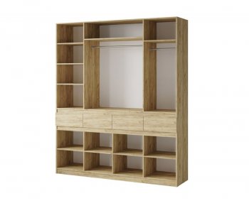 Шкаф 2000 мм Турин ЛДСП крафт серый/кашемир (ВВР) в Дегтярске - degtyarsk.mebel-e96.ru