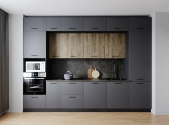 Кухонный гарнитур Умбра 3400 мм МДФ (Санвут) в Дегтярске - degtyarsk.mebel-e96.ru