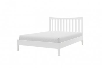 Кровать из массива Виола белый античный (БМ) в Дегтярске - degtyarsk.mebel-e96.ru