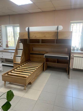 Кровать-чердак Омега-3 комп.2 в Дегтярске - degtyarsk.mebel-e96.ru