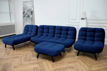 Диван Абри Синий в Дегтярске - degtyarsk.mebel-e96.ru